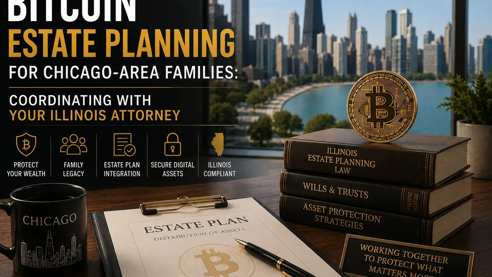 Bitcoin Estate Planning for Chicago-Area Families: Coordinating With Your Illinois Attorney