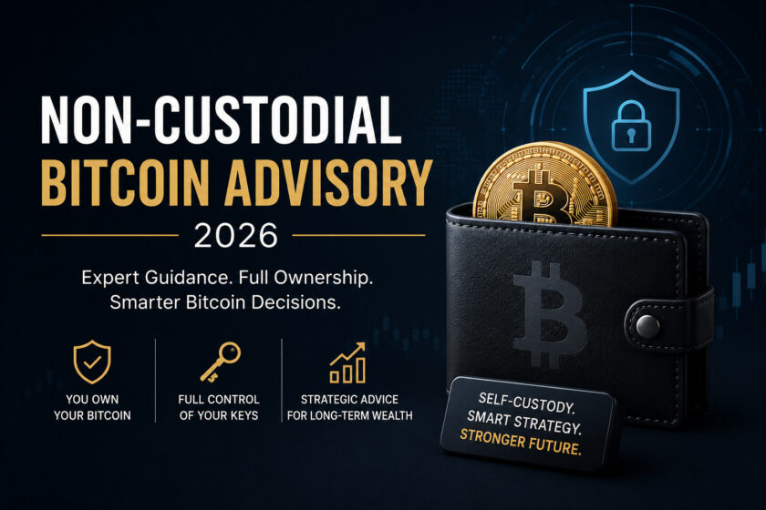 Non-custodial Bitcoin advisory 2026 featuring self-custody solutions, Bitcoin wealth management, risk management strategies, and expert investment guidance.